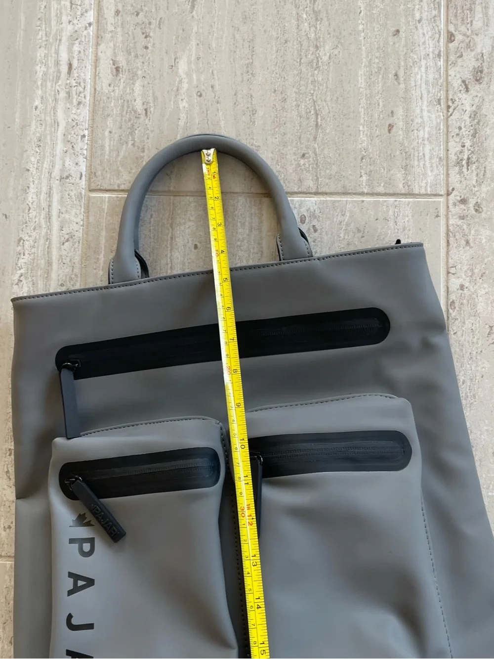Gray Men’s Pajar Canada Water Resistant Tote Bag with Detachable Strap